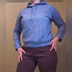 L.L.Bean hooded pullover sweater. Kangaroo pocket, long sleeve. Size LG.